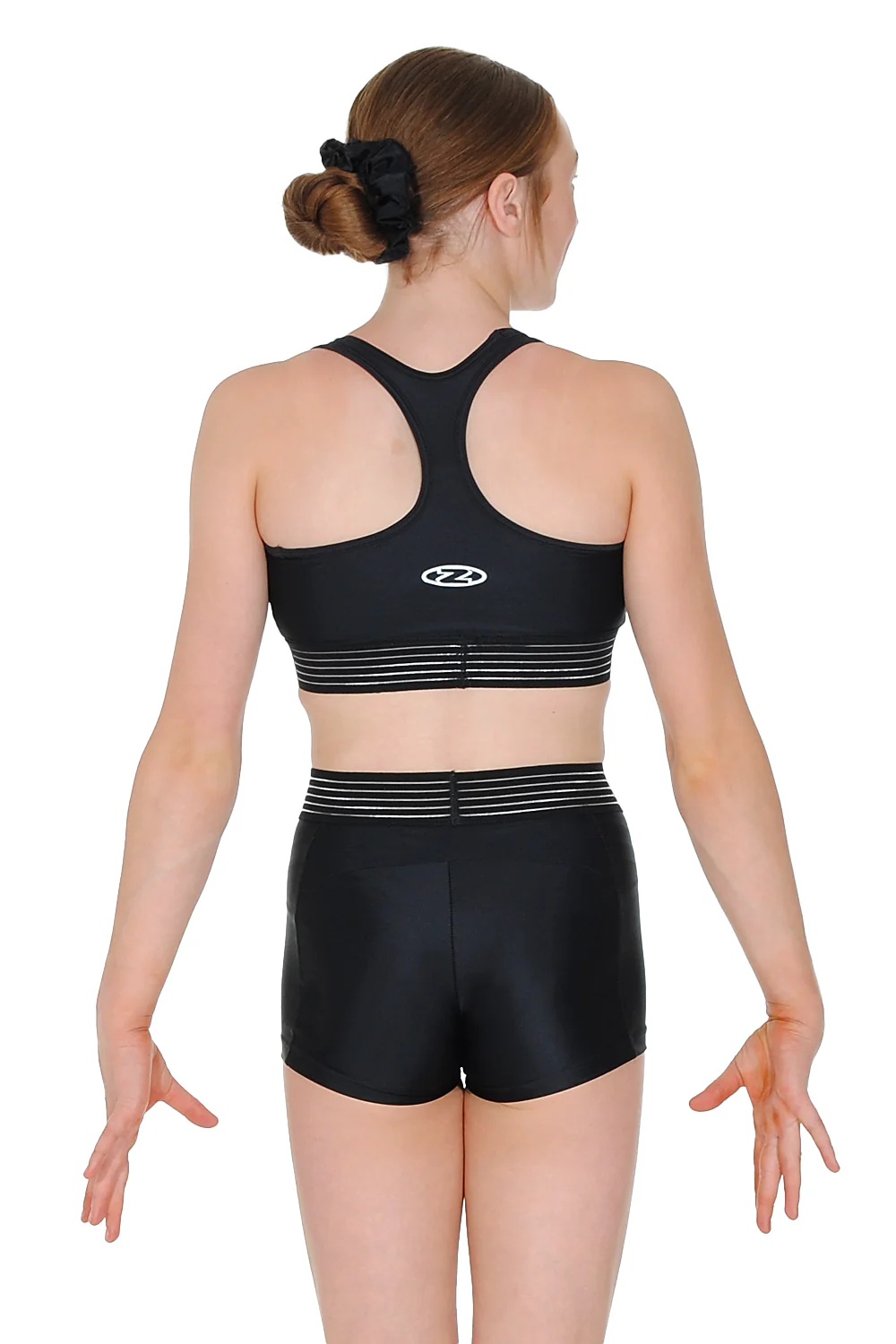 Active Eco Crop Top with Crystal Motif - Image 3
