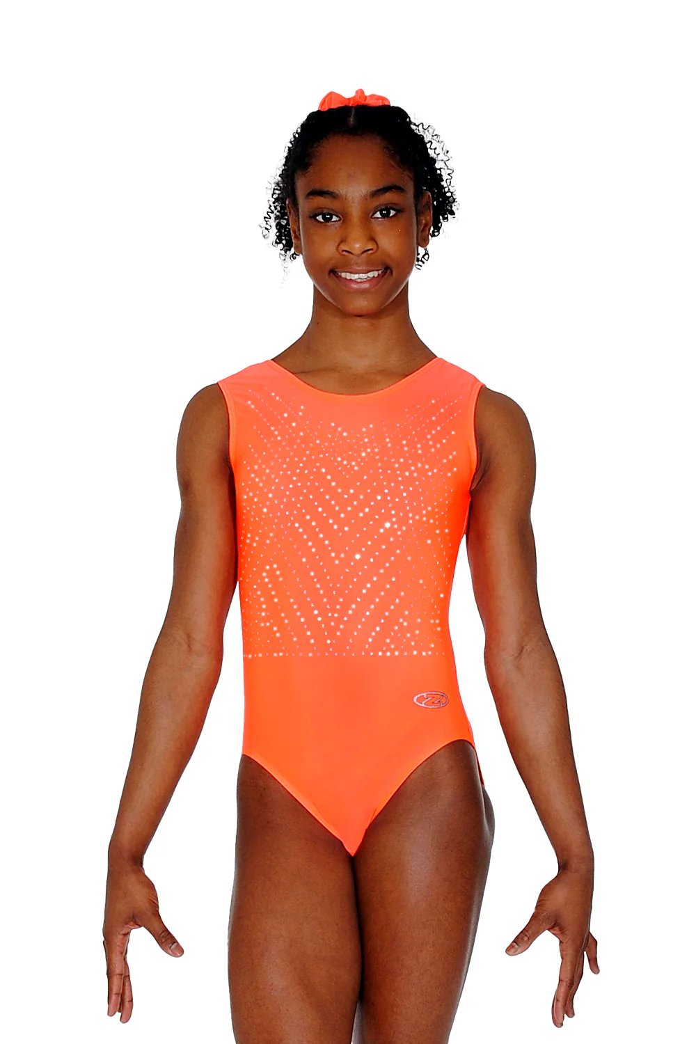 Affinity Econyl® Gymnastics Leotard with Crystal Motif - Image 3