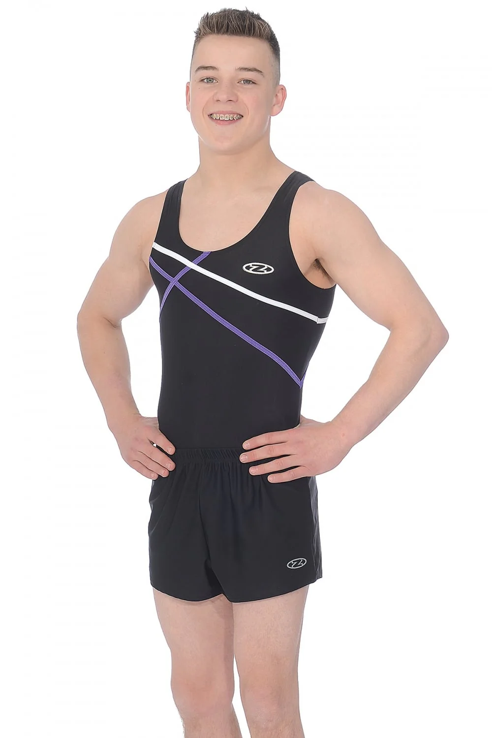 Atlas Boys'/Men's Sleeveless Gymnastics Leotard - Image 3