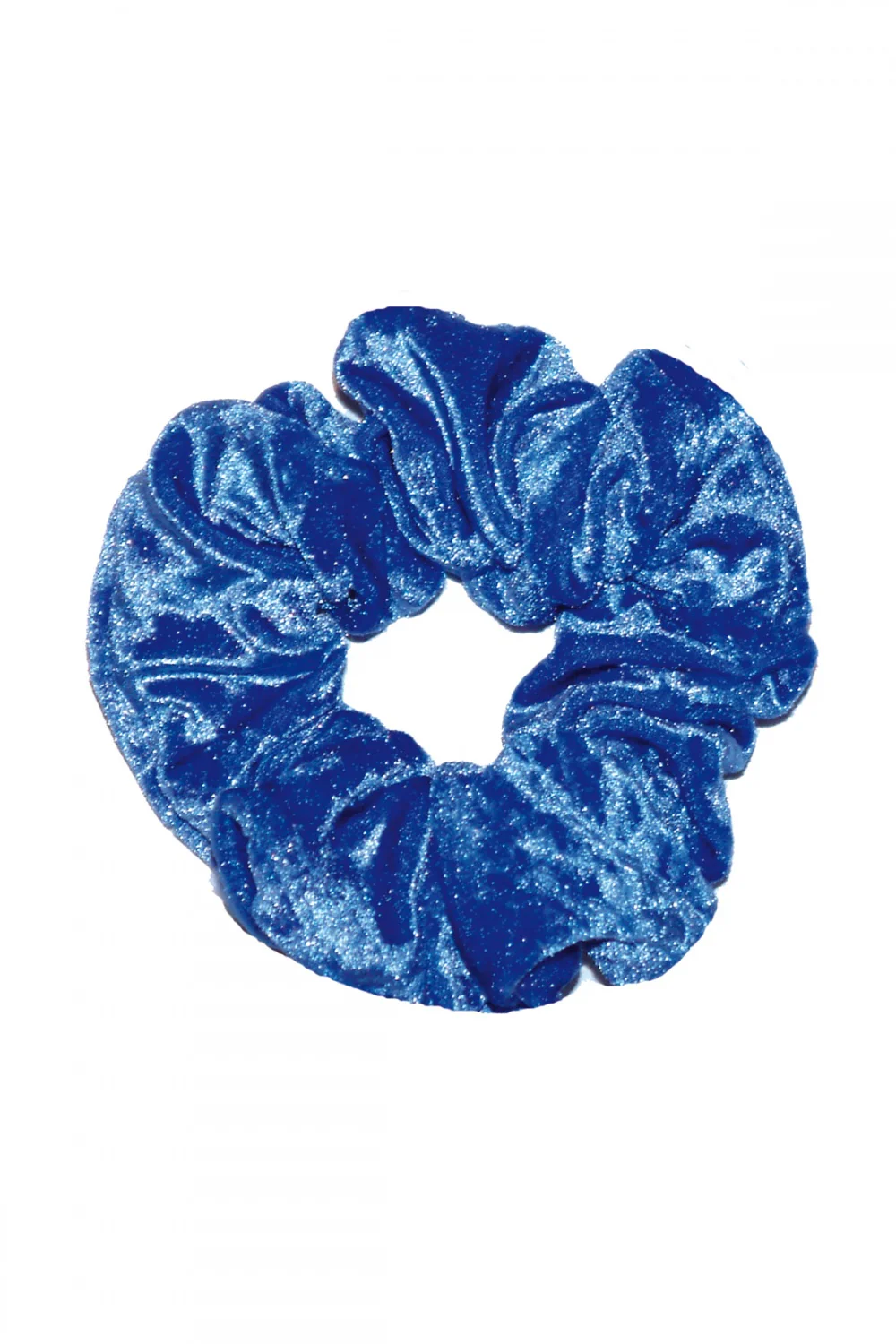 Crushed Velour Hair Scrunchie - Image 4