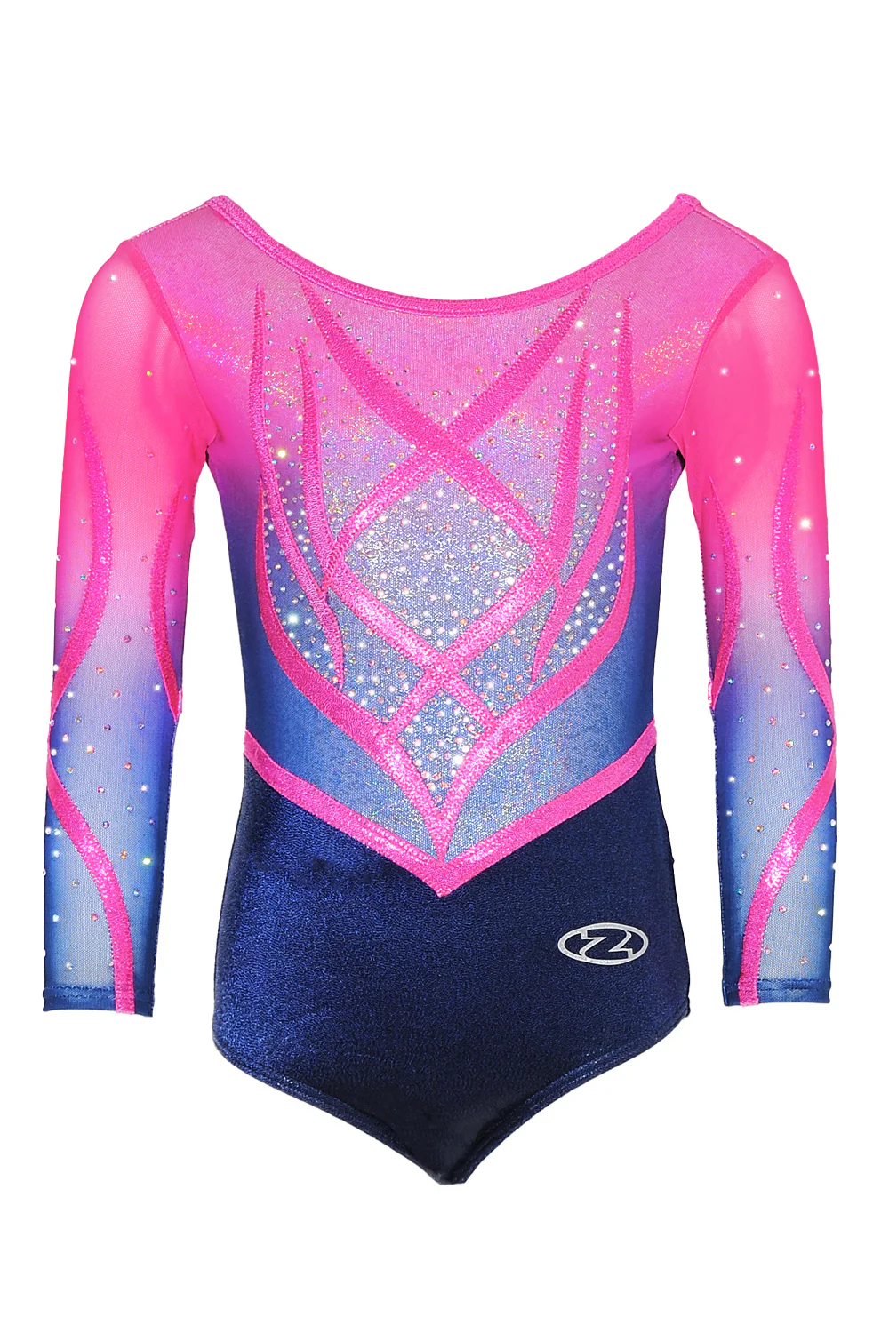 Enchanted Applique & Crystal Long Sleeved Leotard - Image 5