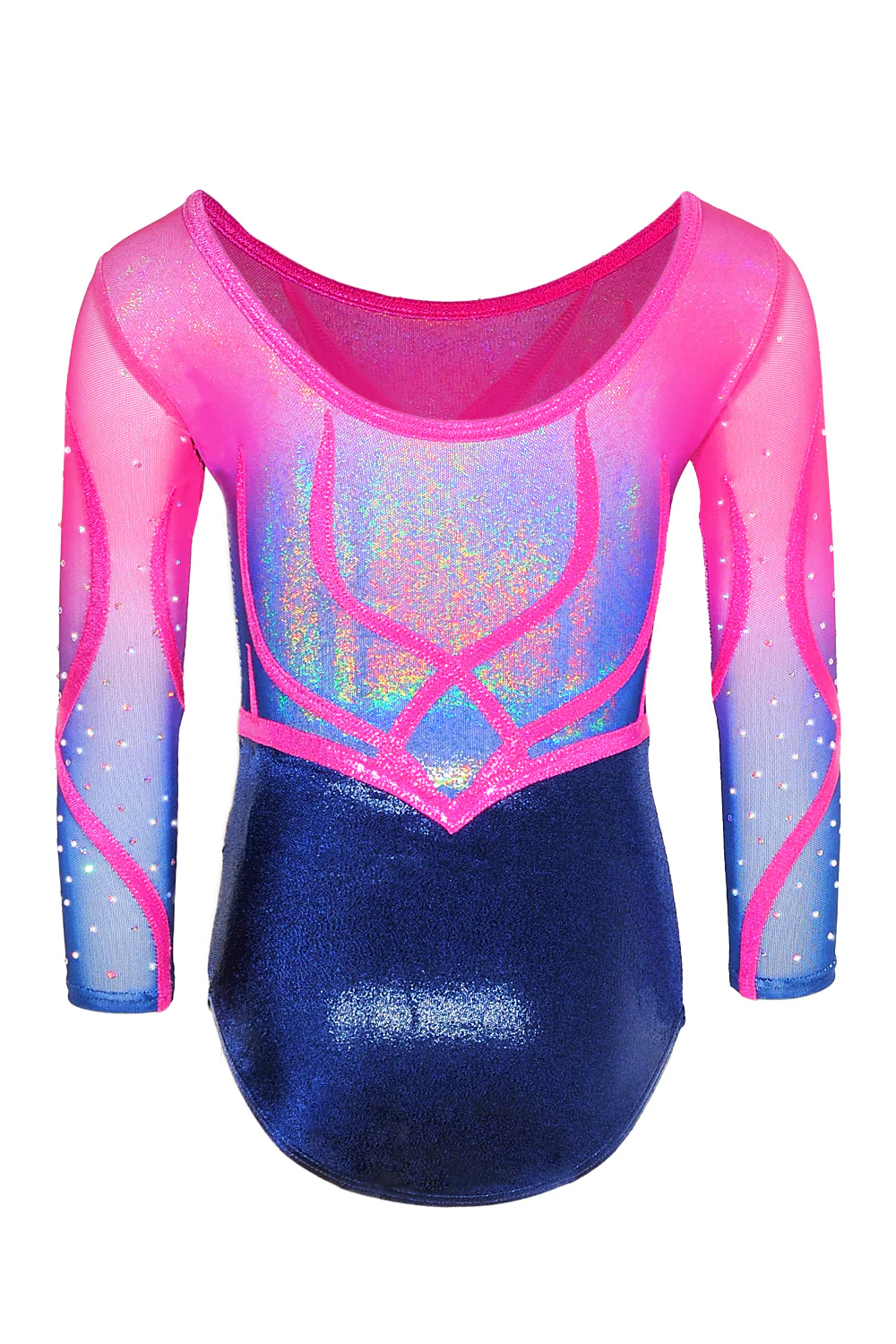 Enchanted Applique & Crystal Long Sleeved Leotard - Image 6