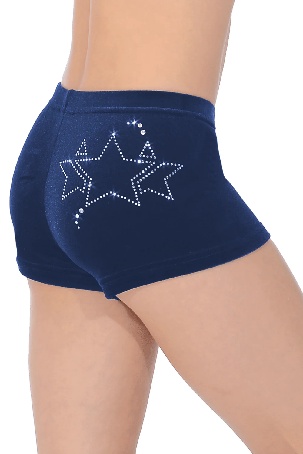 Galaxy Gymnastics Shorts with Star Crystal Motif - Image 5