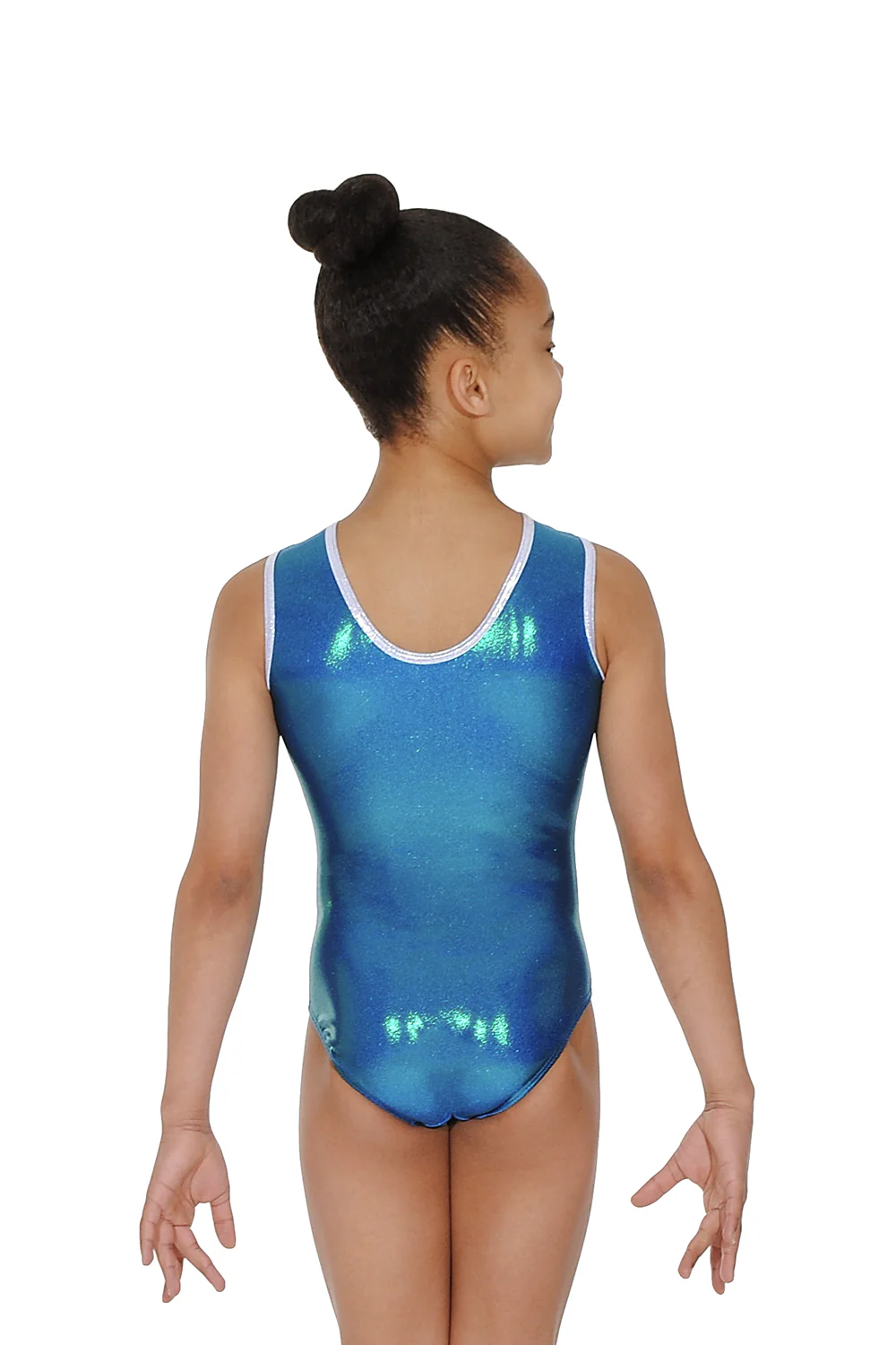 Glam Sleeveless Shiny Gymnastics Leotard - Image 18