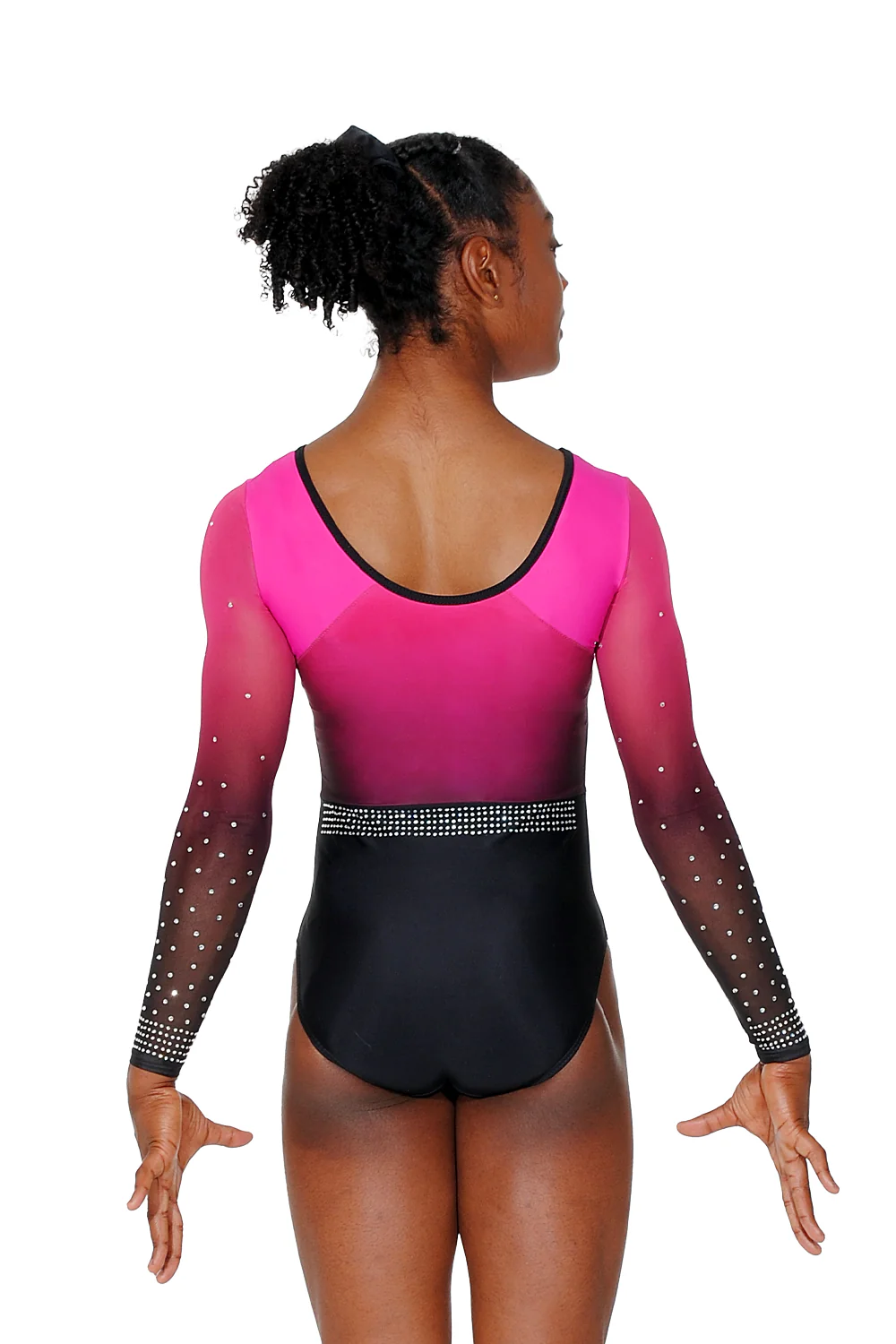 Inspire Sublimated Mesh Long Sleeve Leotard - Image 4
