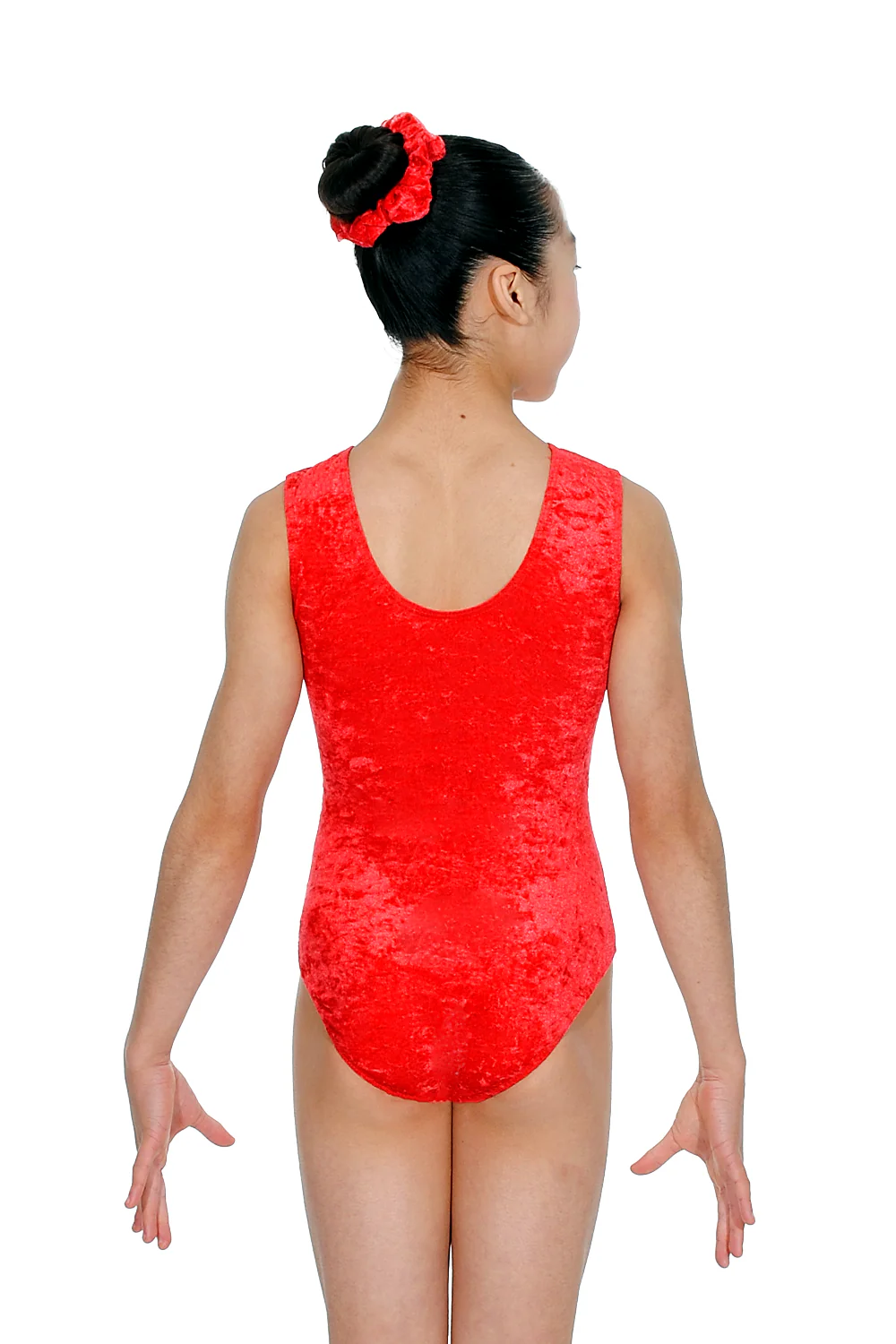 Salto Sleeveless Crushed Velour Leotard - Image 11