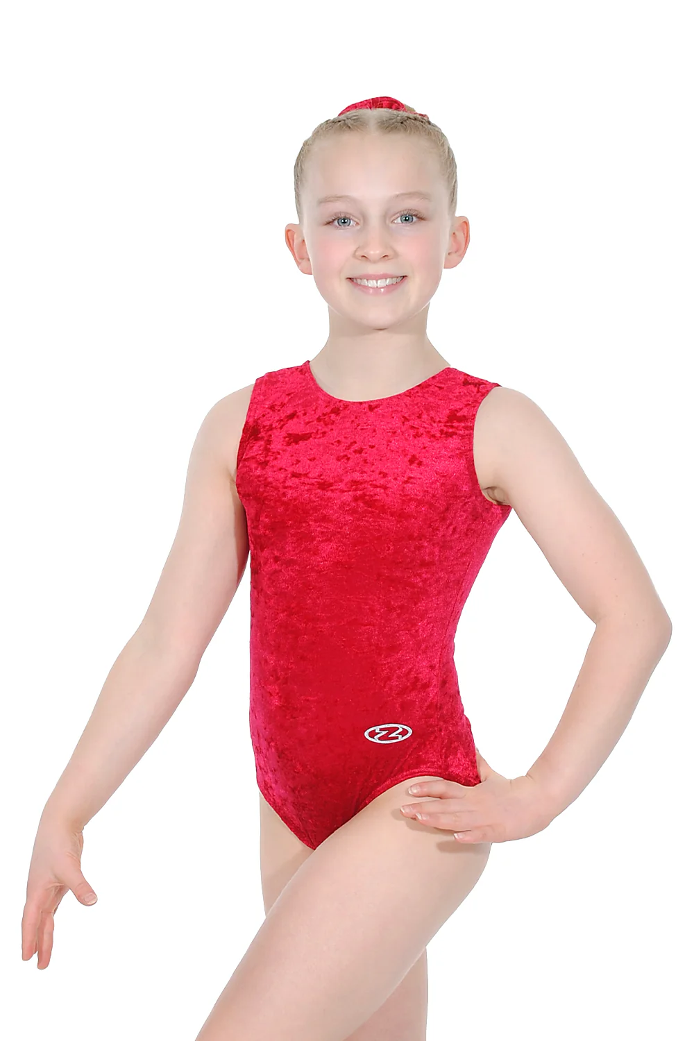 Salto Sleeveless Crushed Velour Leotard - Image 7