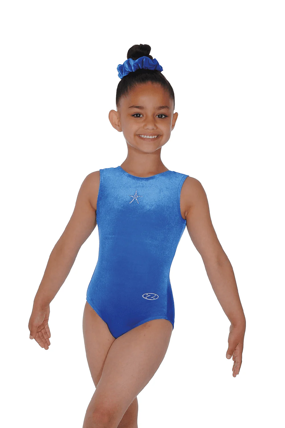 Sparkle Sleeveless Crystal Star Gymnastics Leotard - Image 5