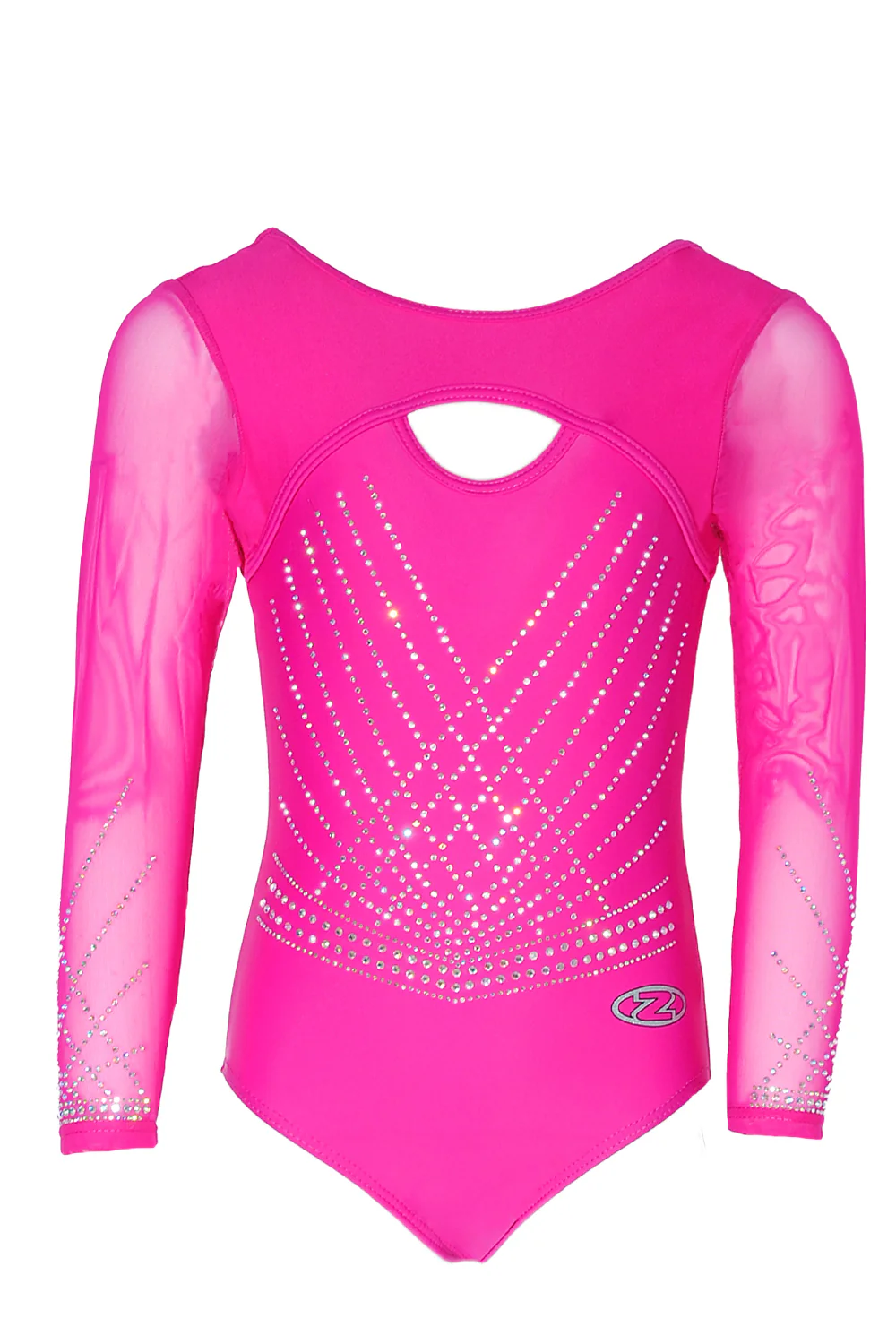 Spotlight Long Sleeved Econyl® Leotard with Premium Crystals - Image 5
