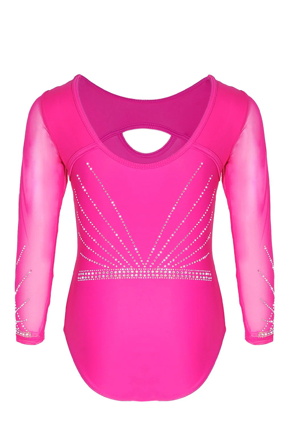 Spotlight Long Sleeved Econyl® Leotard with Premium Crystals - Image 6
