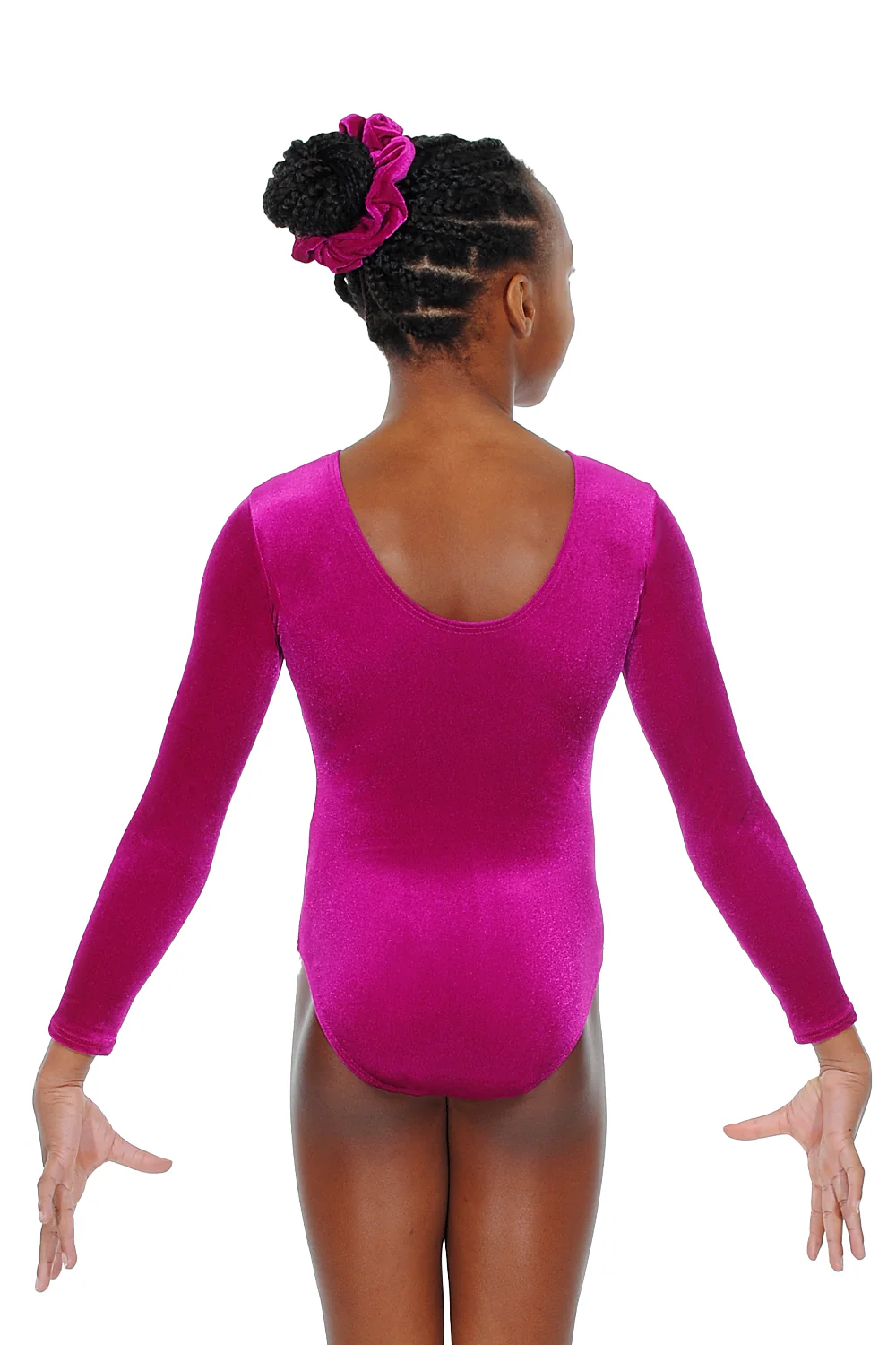 Tiara Crystal Motif Long Sleeved Gymnastics Leotard - Image 10