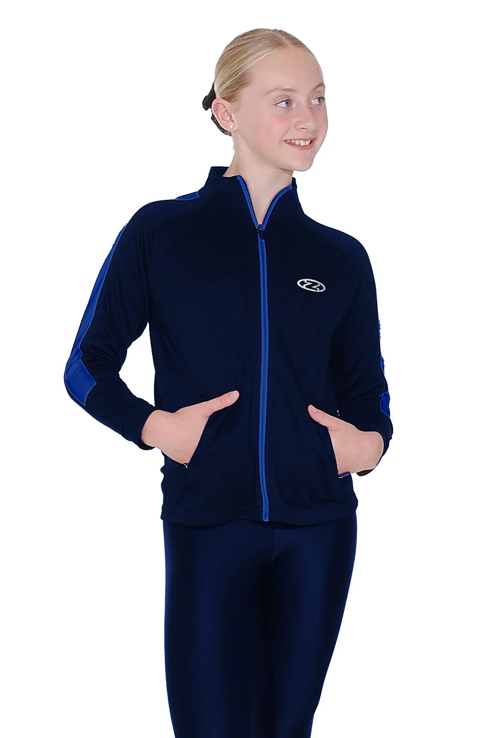 Two-Tone Zipped Tracksuit Top - Image 5