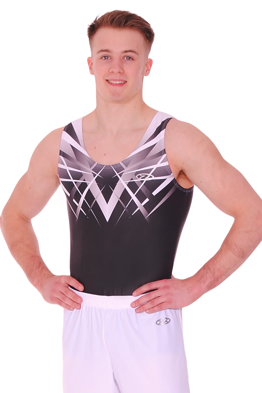 Victory Men's Matte Sublimated Biketard -Victory Print - Image 3