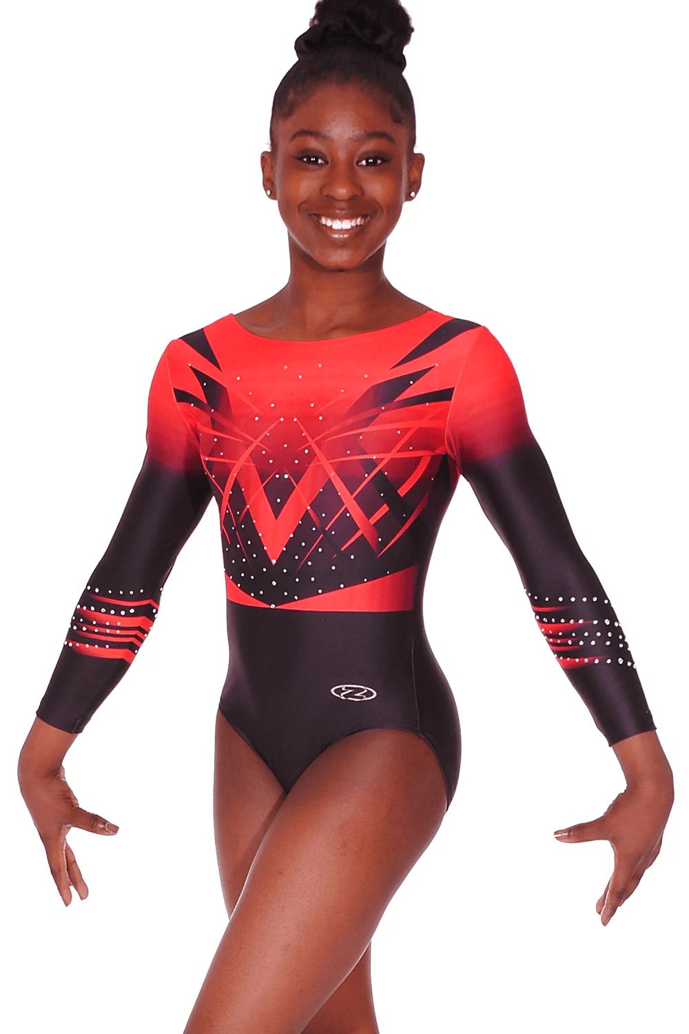 Vision Sublimated Matte Lycra Long Sleeve Leotard - Image 5