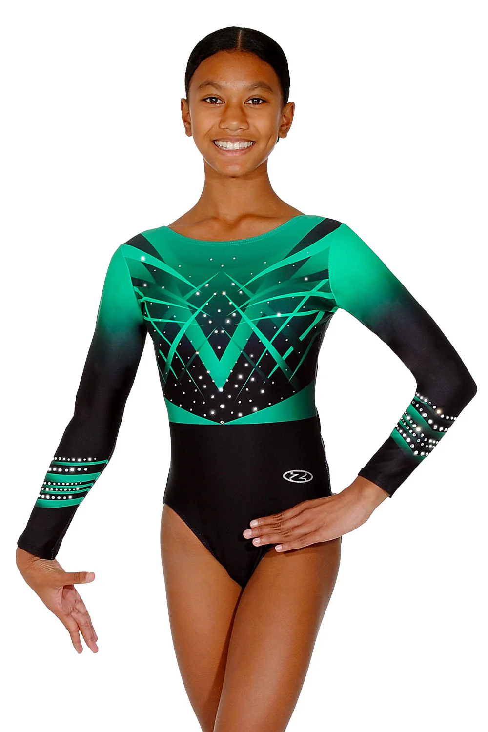 Vision Sublimated Matte Lycra Long Sleeve Leotard - Image 7